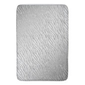 Dierenprint Zilveren Glitter Glam Badmat (Voorkant Verticaal)