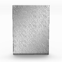 Dierenprint Zilveren Glitter Glam