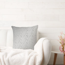 Dierenprint Zilveren Glitter Glam Kussen