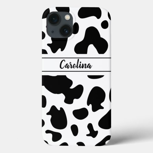 Dierenprint zwart-wit patroon Case-Mate iPhone case (Achterkant)