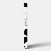 Dierenprint zwart-wit patroon Case-Mate iPhone case (Achterkant / Links)