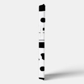 Dierenprint zwart-wit patroon Case-Mate iPhone case (Achterkant / Rechts)