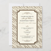 Dierenprinten op feestdag (chocolade) kaart (Voorkant)