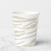 Dierenprintpatroon Papieren Bekers (Achterkant)