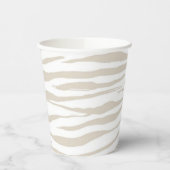 Dierenprintpatroon Papieren Bekers (Links)