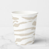 Dierenprintpatroon Papieren Bekers (Rechts)