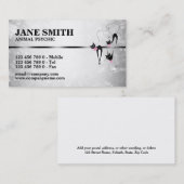 Dierenpsychologische huiszoeker / PERSONALIZE Visitekaartje (Voorkant / Achterkant)