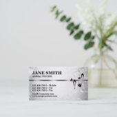 Dierenpsychologische huiszoeker / PERSONALIZE Visitekaartje (Staand voorkant)