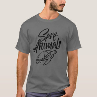 Dierenrechten Activist Dier Ware vriend opslaan T-shirt
