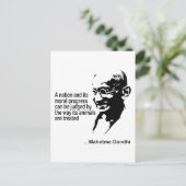 Dierenrechten Briefkaart (Staand voorkant)