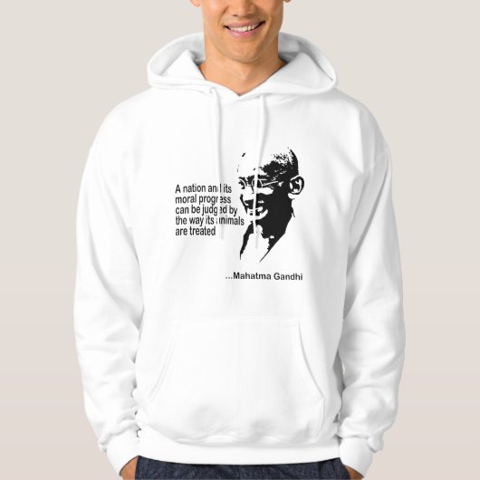 Dierenrechten Hoodie (Voorkant)