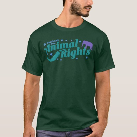 Dierenrechten ontwerp vriend t-shirt (Voorkant)