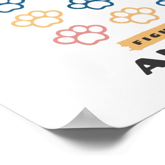 Dierenrechten Poster (Hoek)