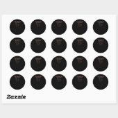 Dierenrechten Ronde Sticker (Vel)