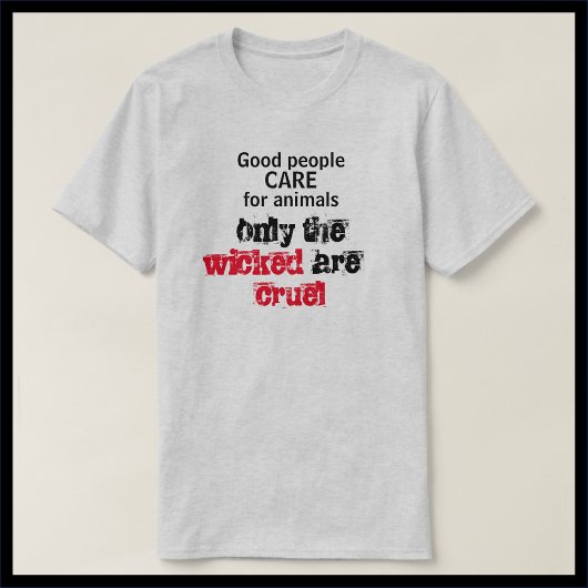 Dierenrechten T-shirt