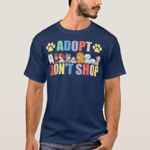 Dierenrechten voor moeder en huisdier - adoptie t-shirt