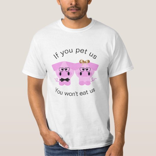 Dierenrechten voor varkens T-Shirt voor mannen (Voorkant)