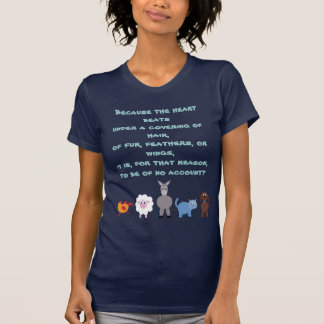 Dierenrechtencitaat Stomme Cartoons T-shirt
