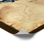 Dierenrechtengedicht en Spaans mosterdkunstwerk Po Poster (Hoek)