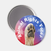 Dierenrechtenkiezer Magneet (Voorkant / Achterkant)