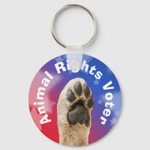 Dierenrechtenkiezer Sleutelhanger
