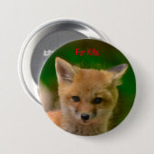 Dierenrechtenknop, vier doden ronde button 7,6 cm (Voorkant /achterkant)