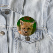 Dierenrechtenknop, vier doden ronde button 7,6 cm (In situ)