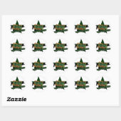 Dierenrechtenmilitie Ronde Sticker (Vel)