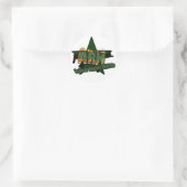 Dierenrechtenmilitie Ronde Sticker (Tas)