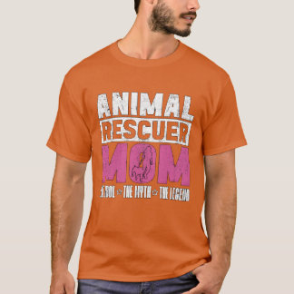 Dierenredder Momhe Idolhe Mythhe Redder familie T-shirt
