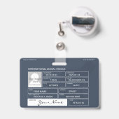 Dierenredding Badge (Achterkant met uittrekbare clip)