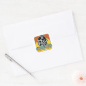 Dierenredding Chimpansee Ronde Sticker (Envelop)