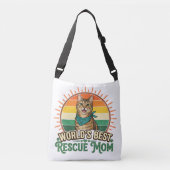 Dierenredding Kat Moeder Crossbody Tas (Voorkant)