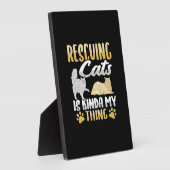Dierenredding Kat Redding Kat Redder Fotoplaat (Zijkant)