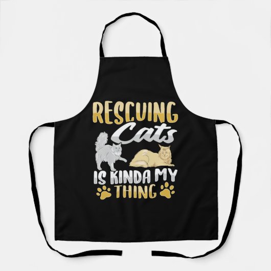 Dierenredding Kat Redding Kat Redder Schort (Voorkant)
