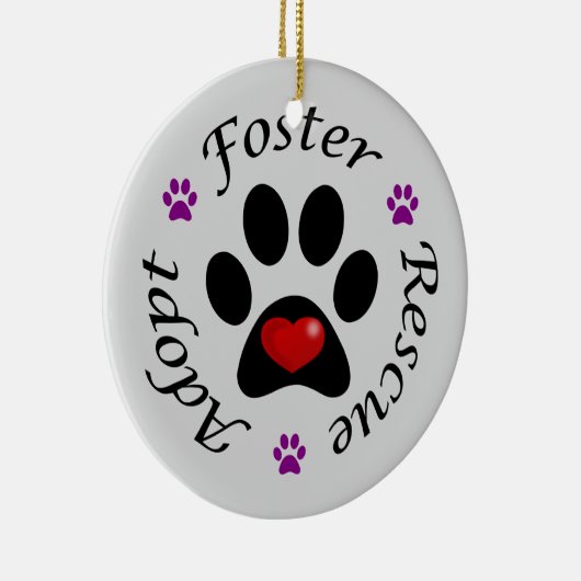 Dierenredding Keramisch Ornament (Rechts)