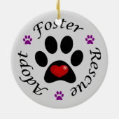 Dierenredding Keramisch Ornament (Achterkant)