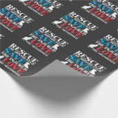 Dierenredding Red Cat Dog Vet Tech Veterinary Cadeaupapier (Hoek)