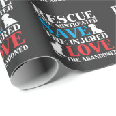 Dierenredding Red Cat Dog Vet Tech Veterinary Cadeaupapier (Rol Hoek)