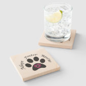 Dierenredding Stenen Onderzetter (Zijkant)