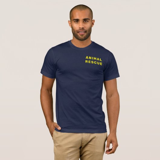 Dierenredding T-Shirt (Voorkant volledig)