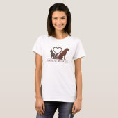 dierenredding t-shirt (Voorkant volledig)