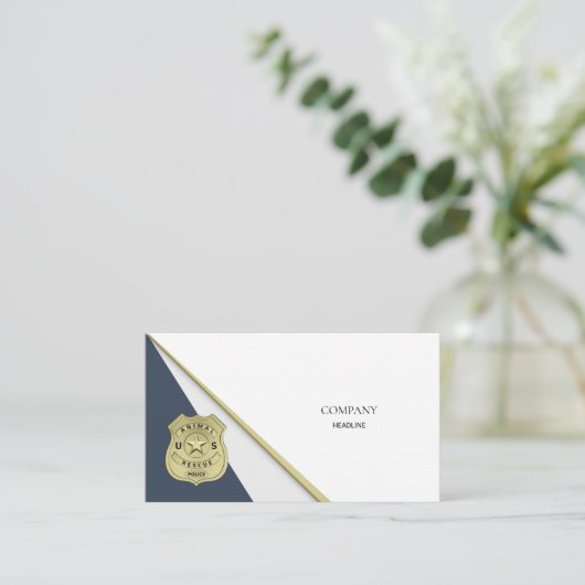 Dierenredding Visitekaartje (Staand voorkant)