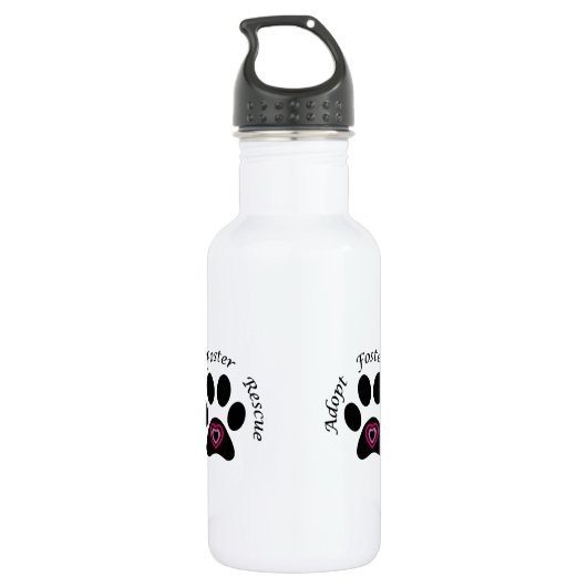 Dierenredding Waterfles (Achterkant)