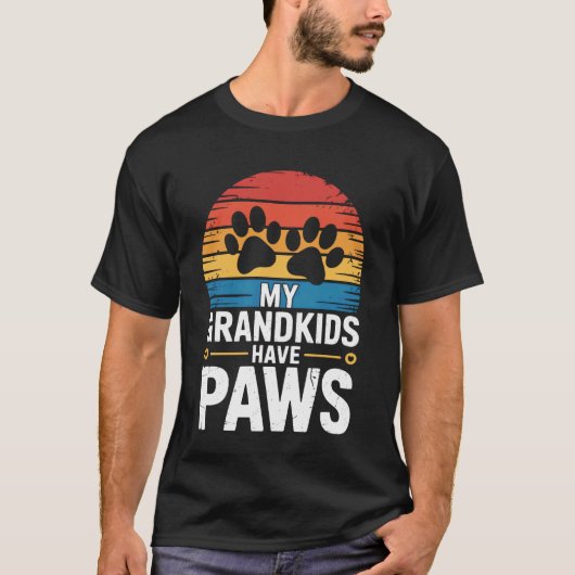 Dierenreddingsgrootouder Mijn kleinkinderen hebben T-shirt (Voorkant)