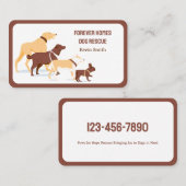 Dierenreddingshonden Visitekaartje (Voorkant / Achterkant)