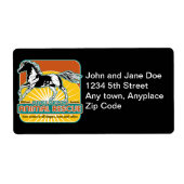 Dierenreddingspaard Etiket (Voorkant)