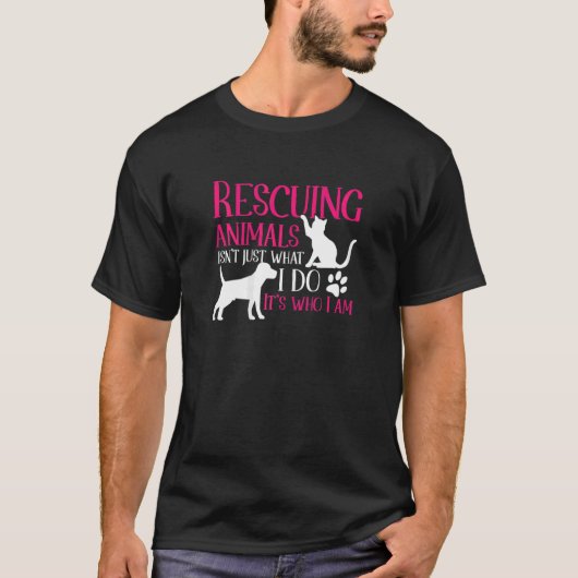 Dierenreddingsplank die dieren redt. t-shirt (Voorkant)