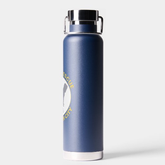 Dierenreddingswaterfles Waterfles (Achterkant)