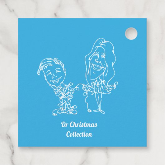 Dierenrenrenier van Merry Pride Santa Bedankjes Labels (Achterkant)